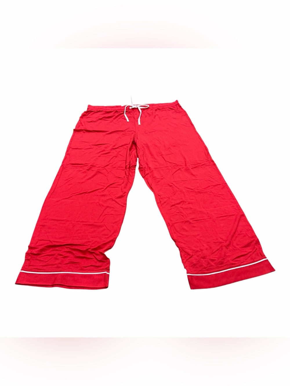 Gap Women's Softest Modal Drawstring PJ Pants Red Pajama Lounge, Size XL, NEW